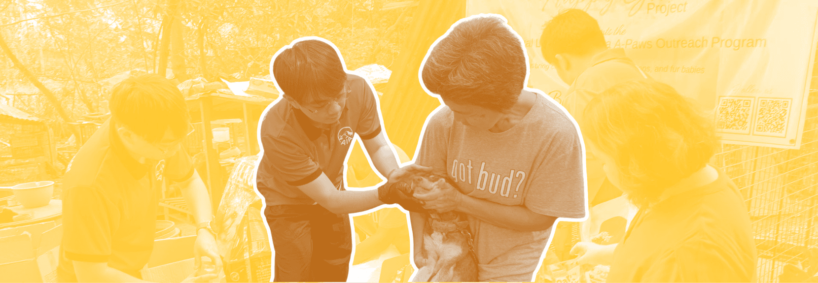 Volunteers helping every rescued animal